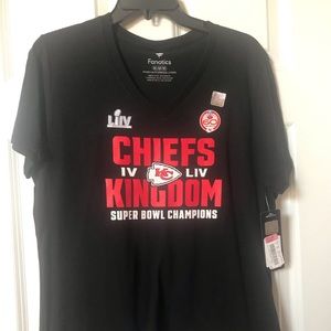 🆕KC Chiefs Superbowl Champions V-Neck T-Shirt